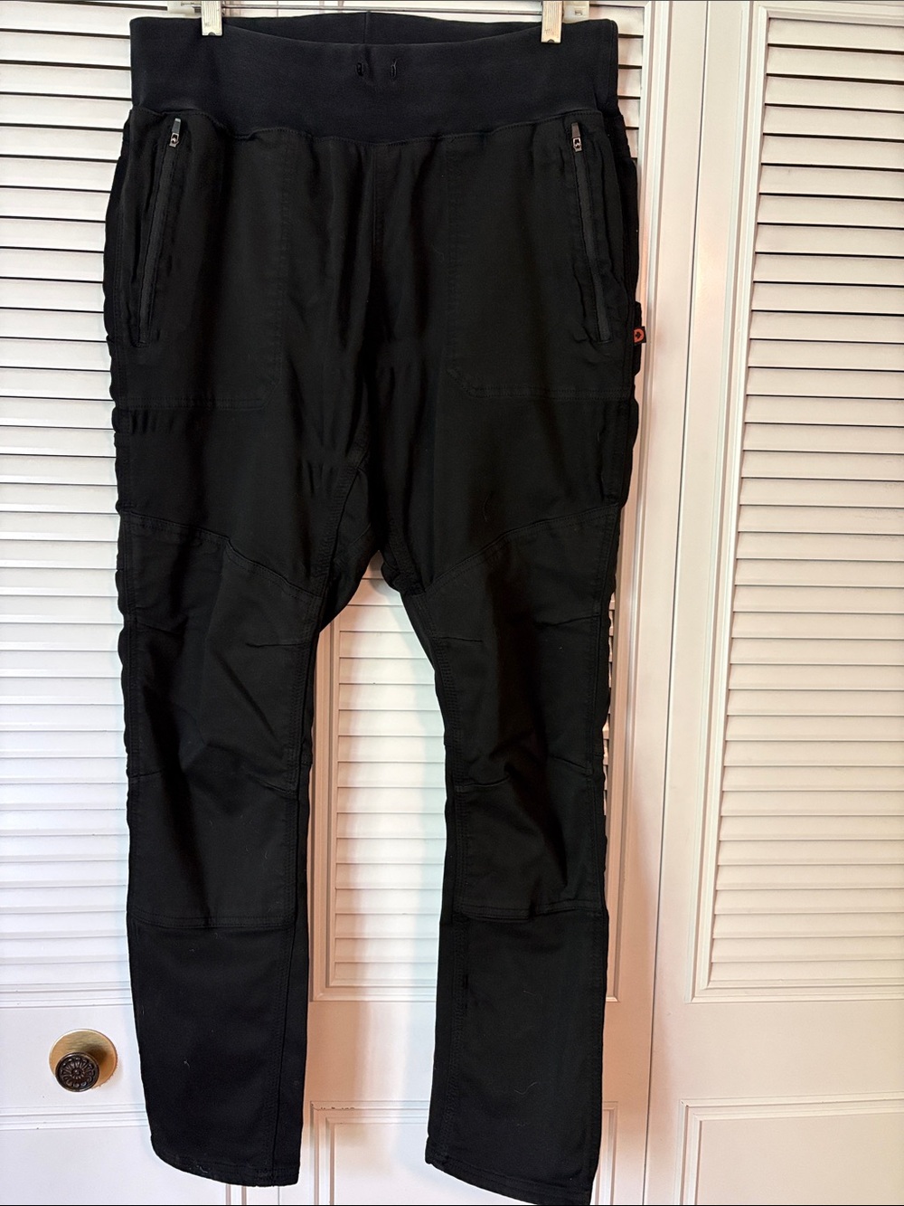 Black Women's Dovetail Workwear Cargo Pants Size 14-16
